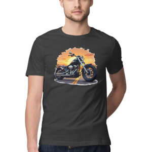 “Sunset Glide” Cruiser Motorcycle Tee
